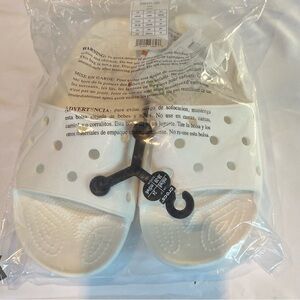 CROCS White Sandals Comfortable Slides